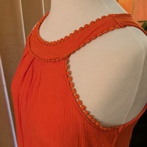 Orange lightweight sundress